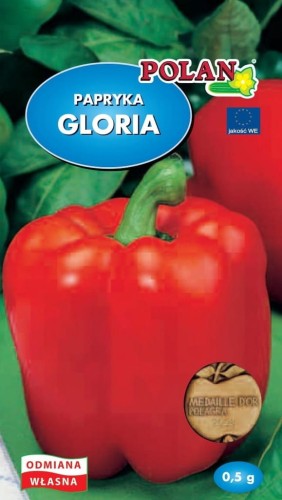 Papryka GLORIA 0,5g nasiona warzywa warzyw polan