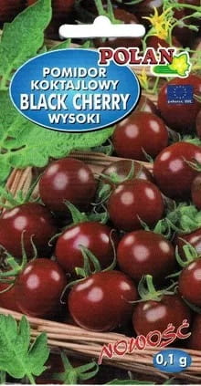 Pomidor drobnoowocowy Black Cherry Wysoki 0,1g koktajlowy