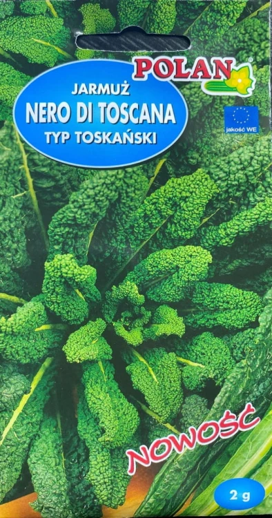 JARMUŻ Nero di Toscana typ toskański 2g nasiona warzyw
