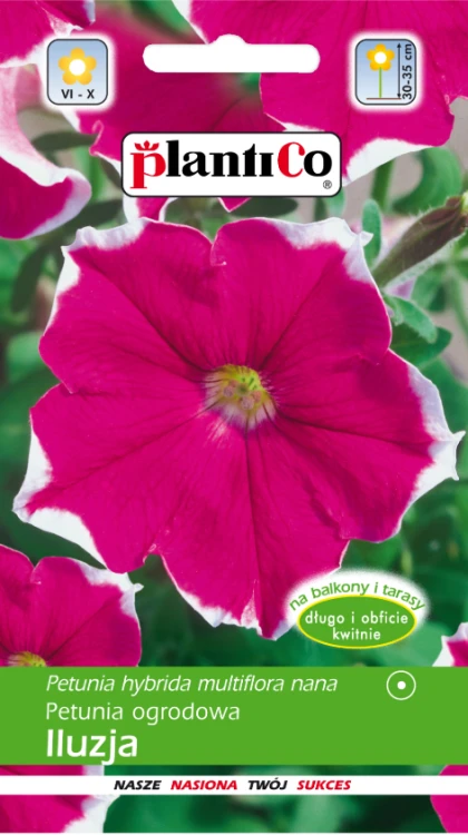 Petunia ogrodowa ILUZJA czerwona 0,05g nasiona kwiatów