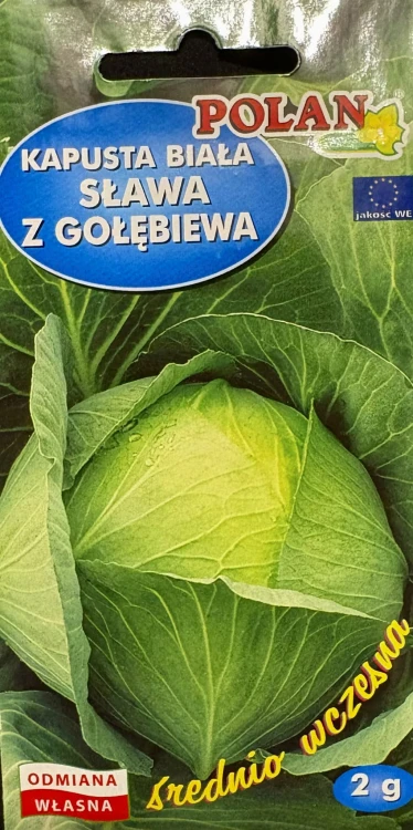 Kapusta głowiasta biała sława 2g