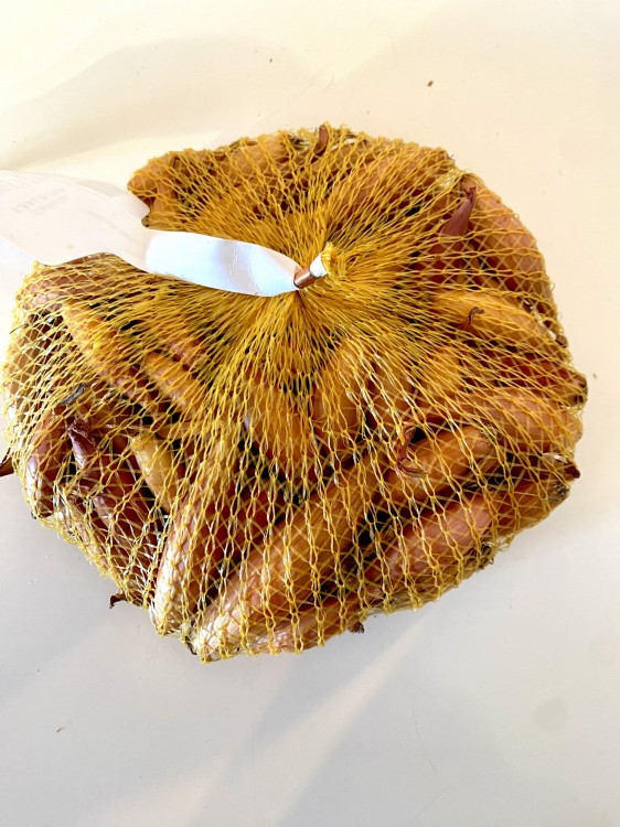Cebula dymka Szalotka Zubrene różowa 200g smaczna odporna