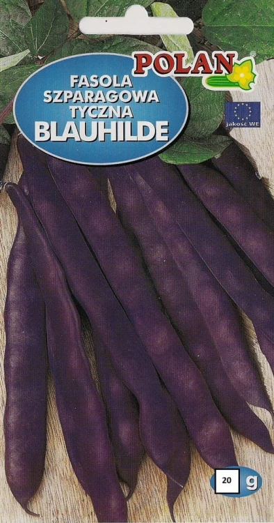 Fasola szparagowa tyczna BLAUHILDE 20g okazja!