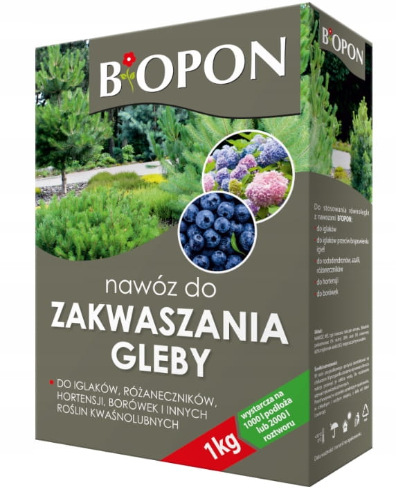 NAWÓZ DO ZAKWASZANIA GLEBY kwaśnolubne+ GRATIS