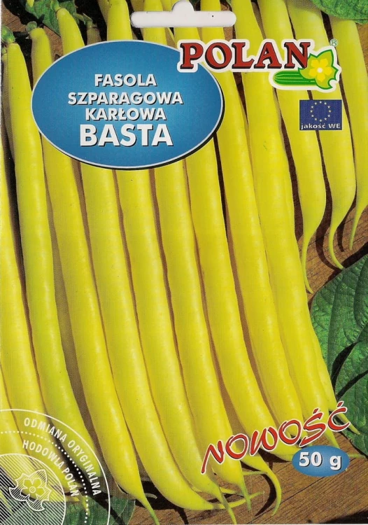 Fasola szparagowa karłowa BASTA 50g nasiona warzyw