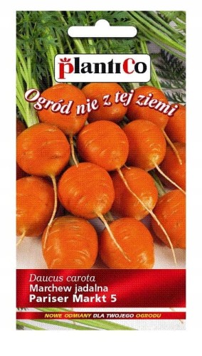 Marchew OKRĄGŁA 2g! Pariser Markt5 nasiona plantic