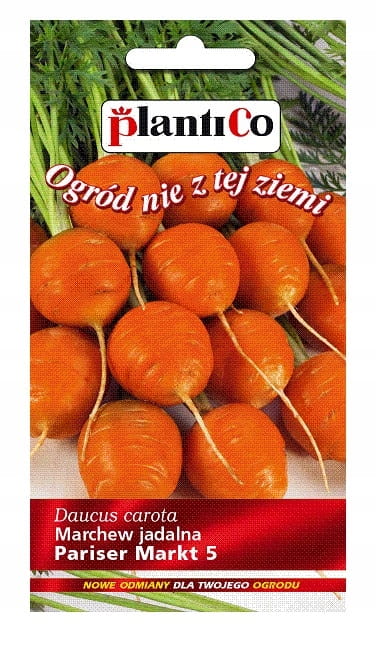 Marchew OKRĄGŁA 2g! Pariser Markt5 nasiona plantic