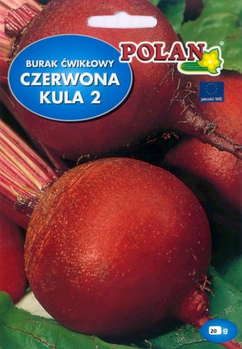 Burak ćwikłowy CZERWONA KULA 20g nasiona warzyw