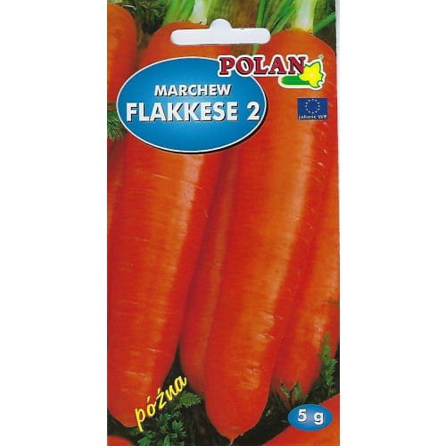 Marchew Flakkese 2 flacoro nasiona marchewki 5g