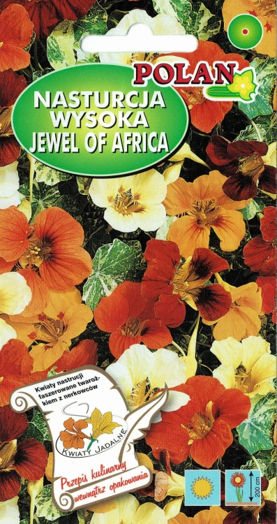 Nasturcja Jewel of Africa 3g nasiona