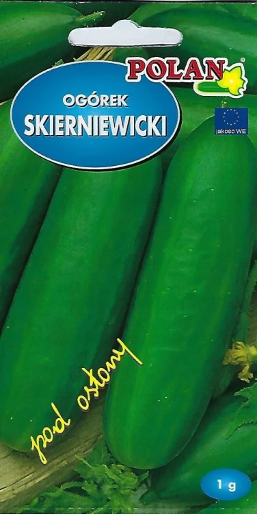 Ogórek Szklarniowy skierniewicki 1g nasiona ogórków