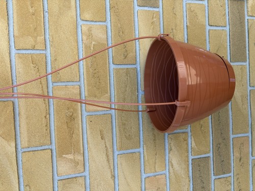 Doniczka wisząca TERAKOTA plastikowa fi 23cm D