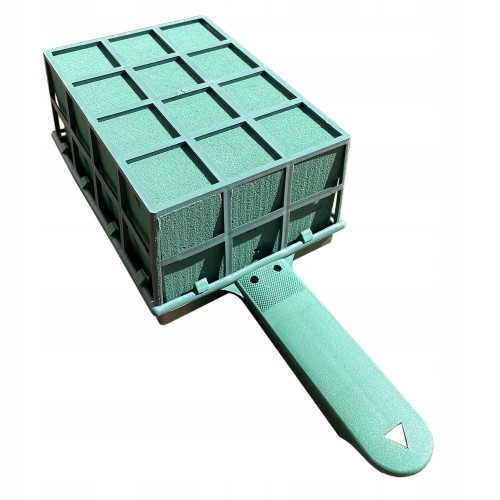 Floret z gąbką florystyczną MOKRA duży 30 sztuk KARTON