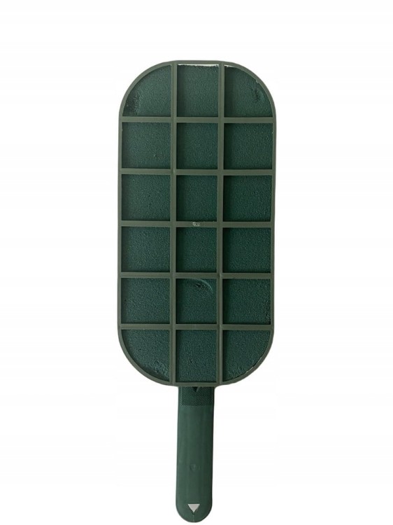 Floret z gąbką florystyczną MOKRA OWALNA gąbka