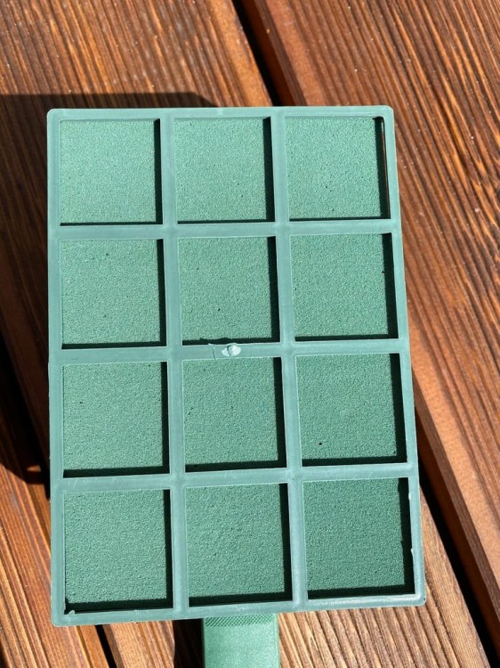 Floret z gąbką florystyczną MOKRA duży gąbka