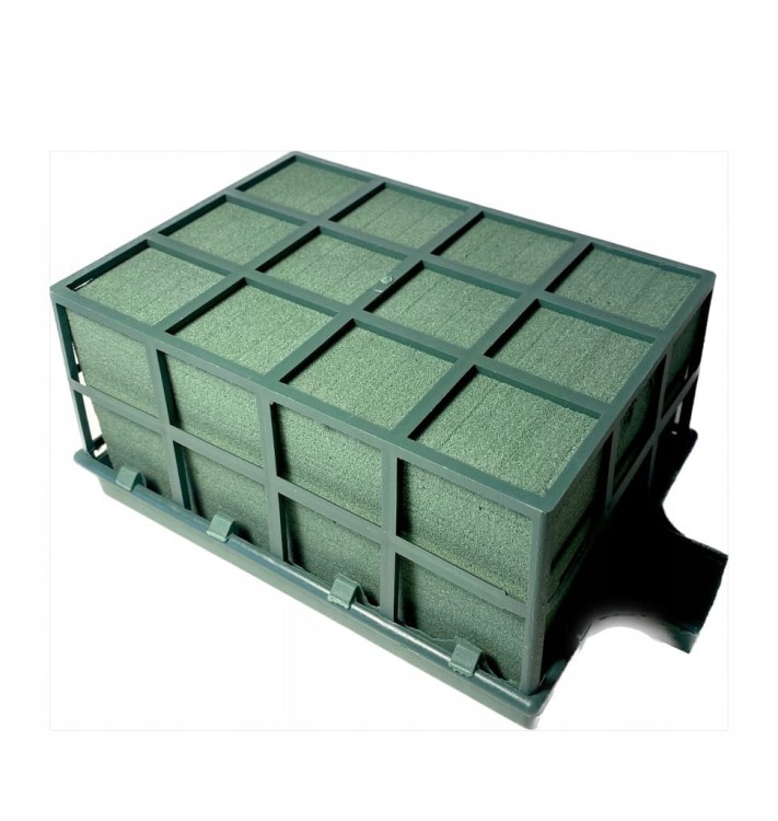 Floret bez rączki GARNET z gąbką florystyczną MOKRA duży