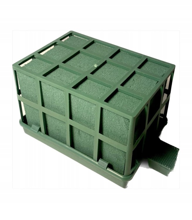 Floret bez rączki GARNET z gąbką florystyczną MOKRY Mały