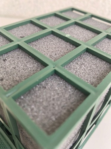 Floret z gąbką florystyczną SUCHA duży gąbka