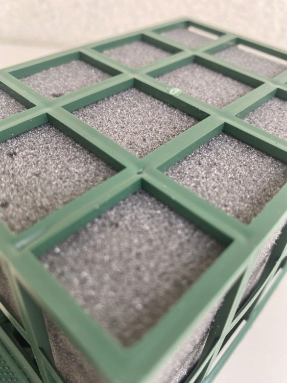 Floret z gąbką florystyczną SUCHA duży gąbka