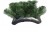 Ikebana podstawa baza podkład do kompozycji z OBCIĄŻENIEM DUŻA fokus 22cm GRAFIT
