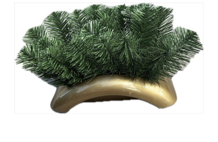 Ikebana podstawa baza podkład do kompozycji z OBCIĄŻENIEM DUŻA fokus 22cm ZŁOTO