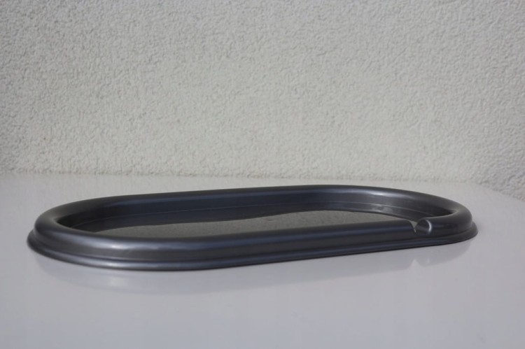 Podstawka pod ZNICZE podkładka 36cm srebrna