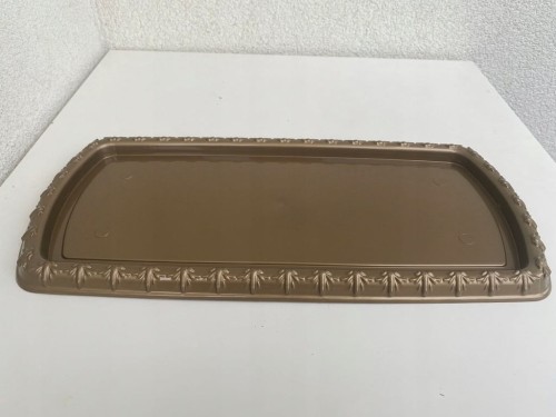 Podstawka pod ZNICZE prostokątna 43cm złoto