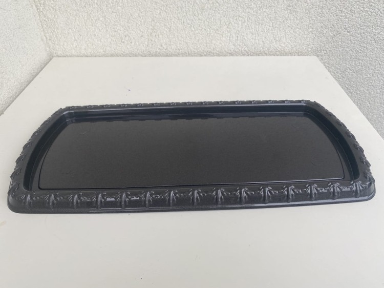 podstawka pod znicze prostokątna 43cm grafit