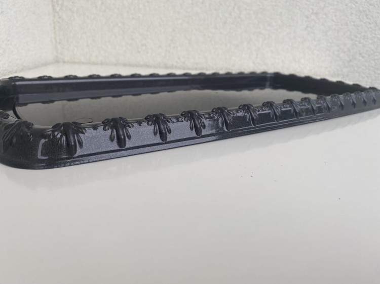 podstawka pod znicze prostokątna 43cm grafit