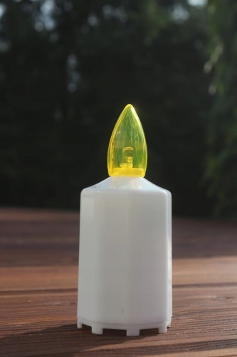 Znicz ELEKTRYCZNY ŻÓŁTY świeci 3 MIESIĄCE ! ZE3