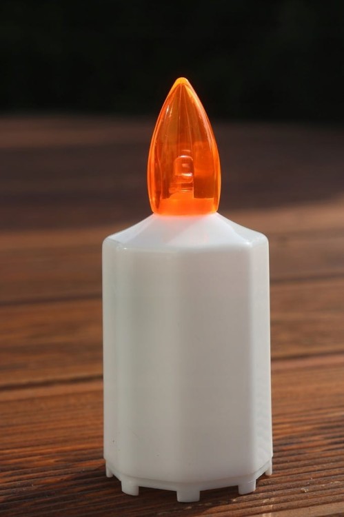 Znicz ELEKTRYCZNY POMARAŃCZOWY ZE3