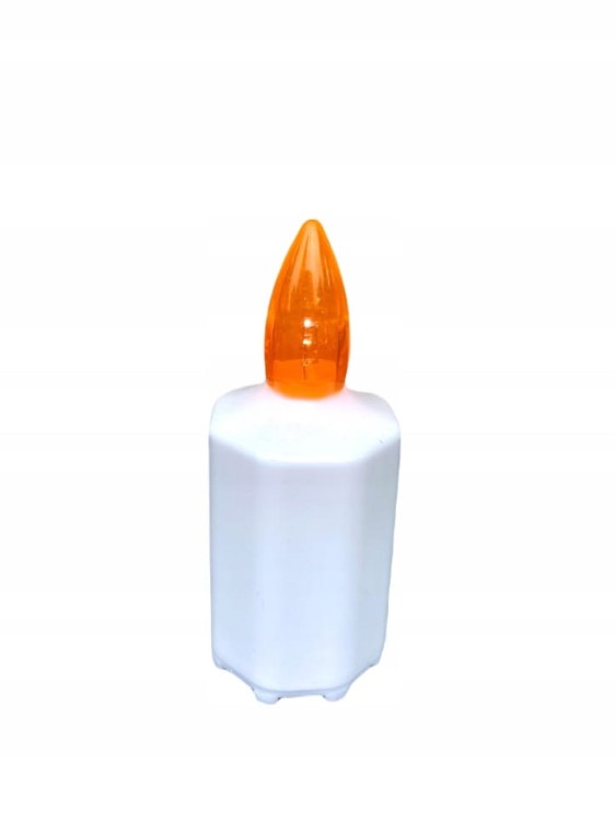 Znicz ELEKTRYCZNY POMARAŃCZOWY ZE3