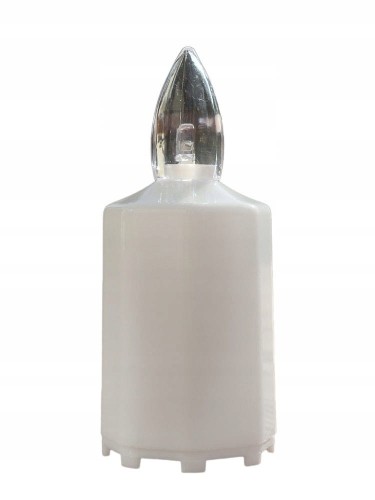 Znicz ELEKTRYCZNY BIAŁY świeci 3 MIESIĄCE ! ZE3