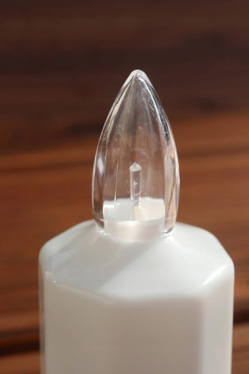 Znicz ELEKTRYCZNY BIAŁY świeci 3 MIESIĄCE ! ZE3