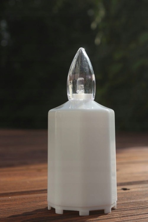 Znicz ELEKTRYCZNY BIAŁY świeci 3 MIESIĄCE ! ZE3