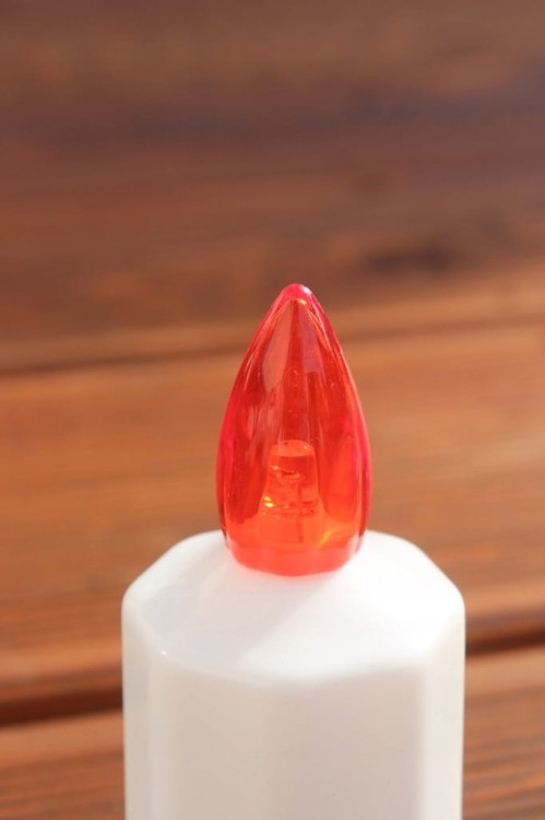 Znicz ELEKTRYCZNY CZERWONY świeci 3 MIESIĄCE !ZE3