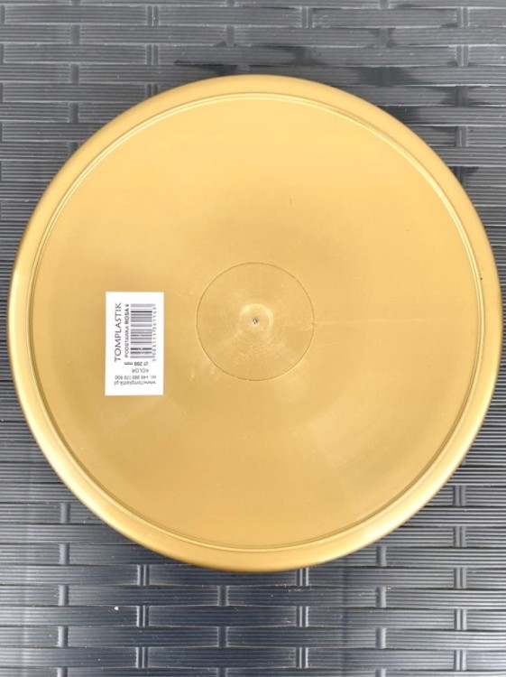 Podstawka pod doniczki 6 złota 20cm