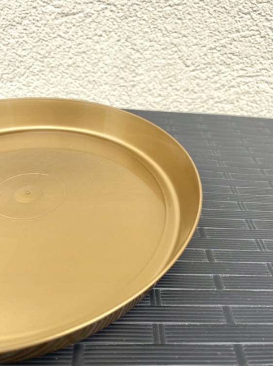 Podstawka pod doniczki 6 złota 20cm
