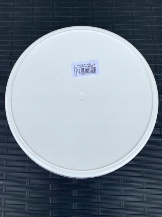 Podstawka pod doniczki 7 biała22cm